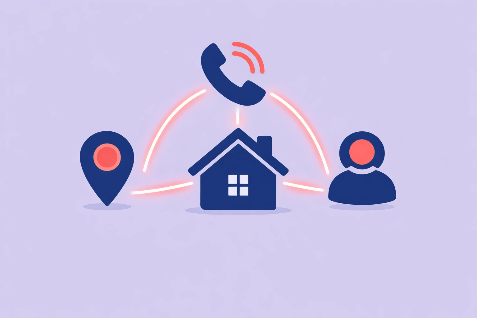 Icons for phone, address, and identity representing NAP consistency for Chattanooga business websites.