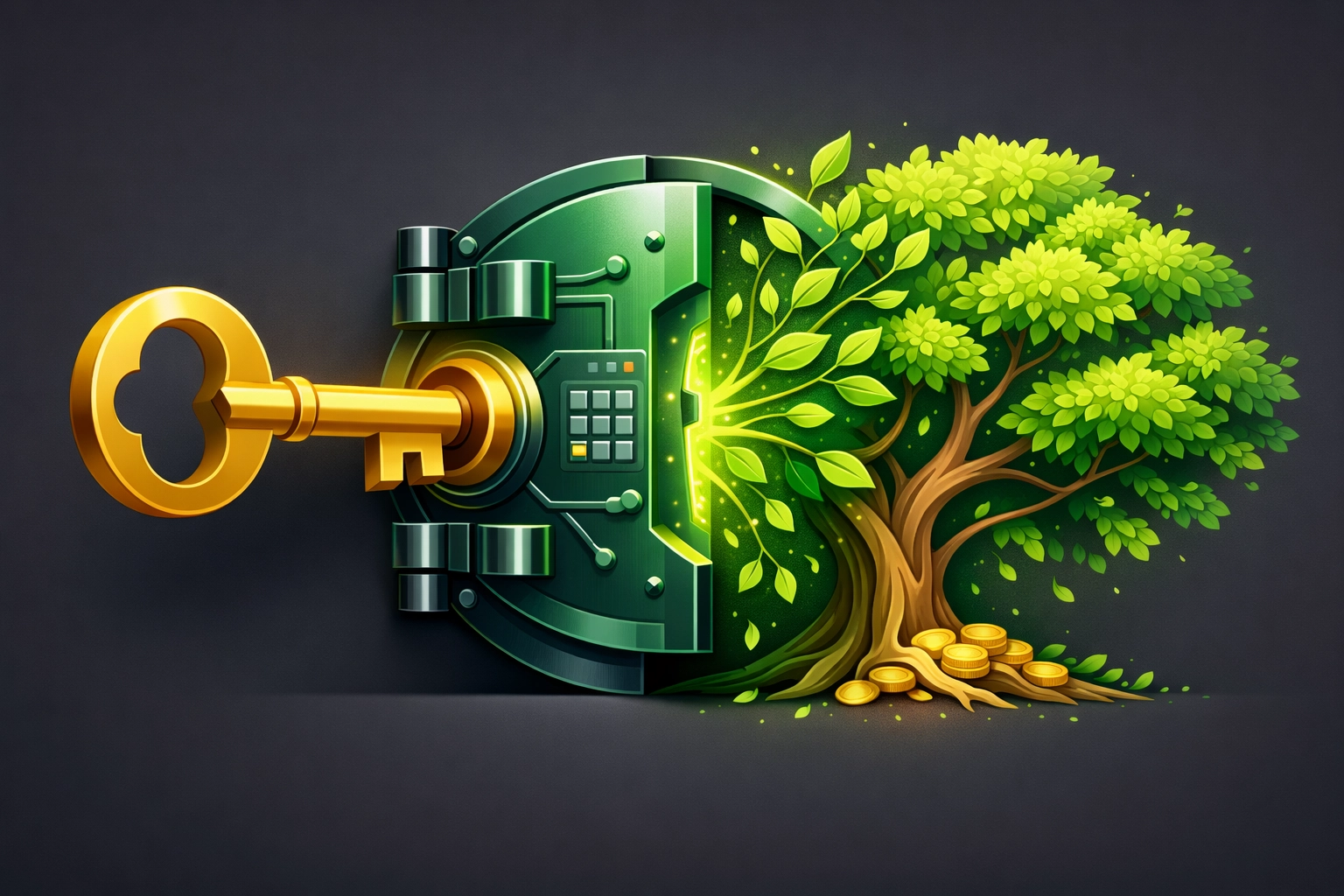 Golden key unlocking growth for local businesses using professional website design Chattanooga TN.
