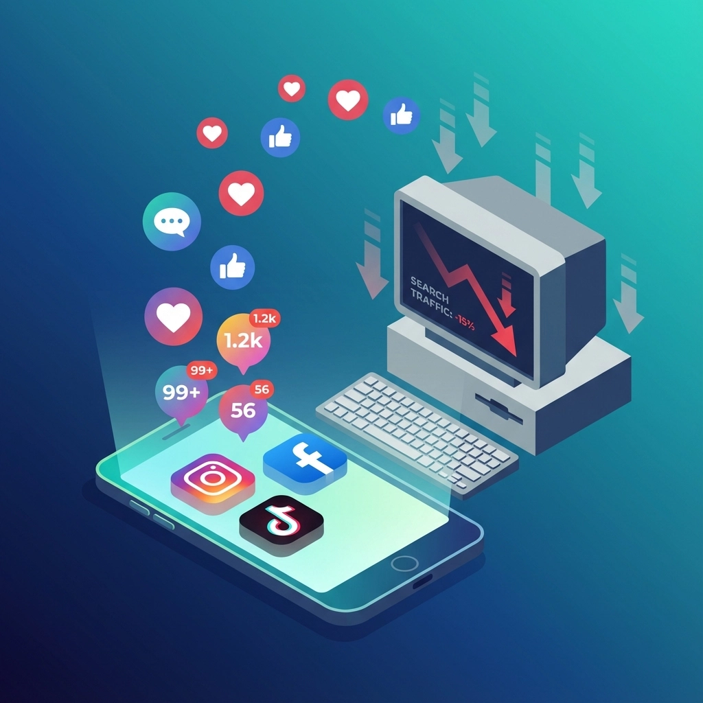 Social media platforms driving traffic to Tennessee business websites