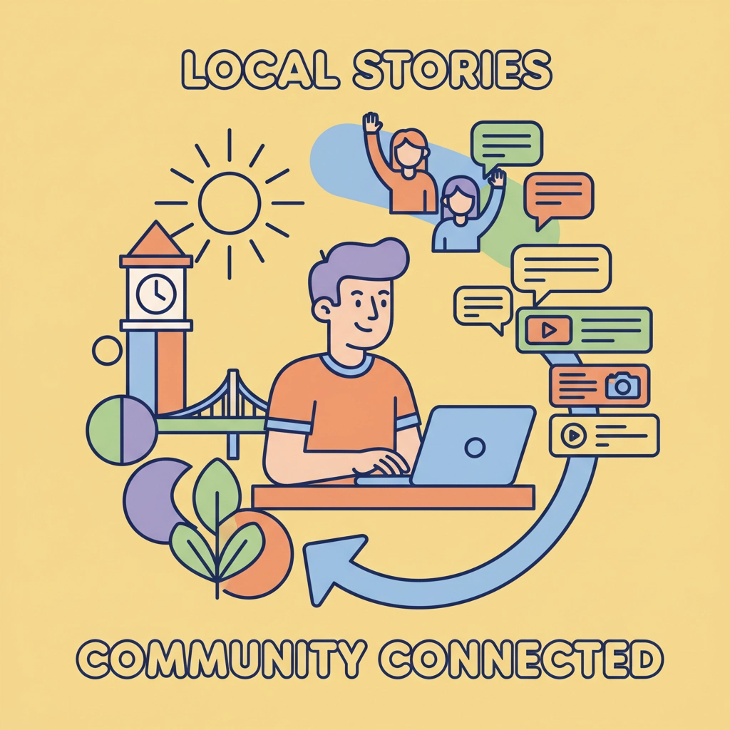 Chattanooga community event showing local business marketing through community involvement and content creation