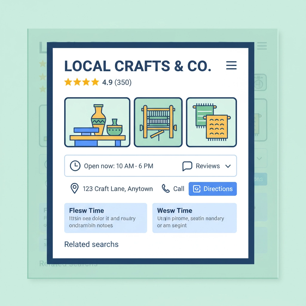 Google Business Profile dashboard showing optimized local listing for a Chattanooga small business