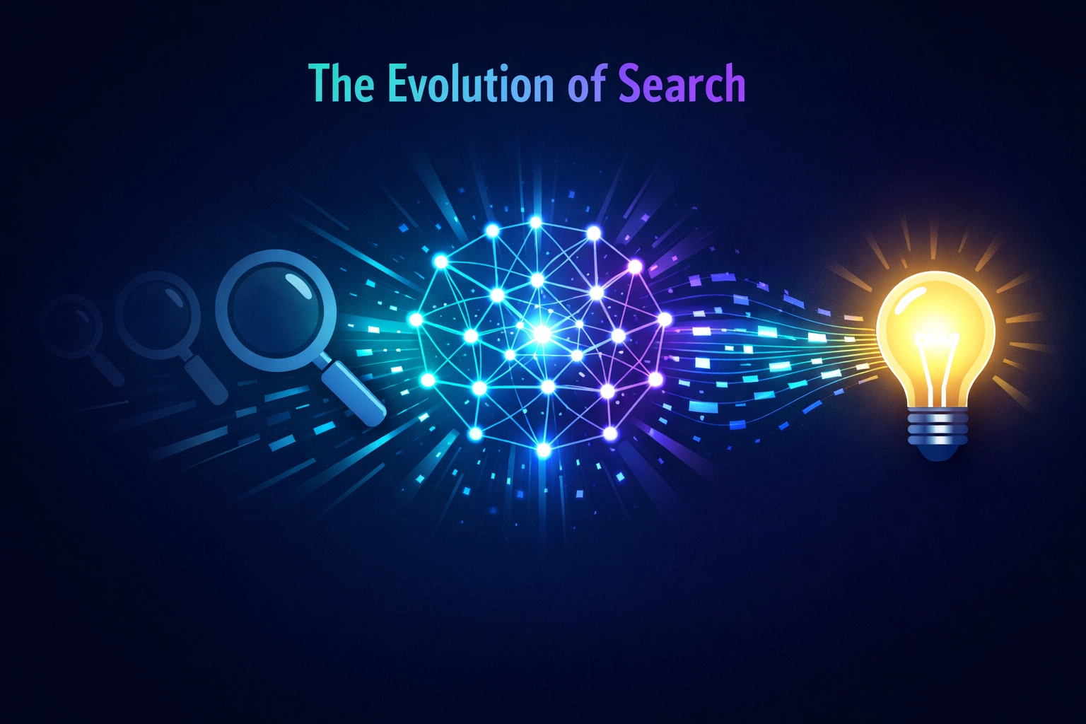 AI search engine core turning data into answers for a solution-first marketing agency in Chattanooga.