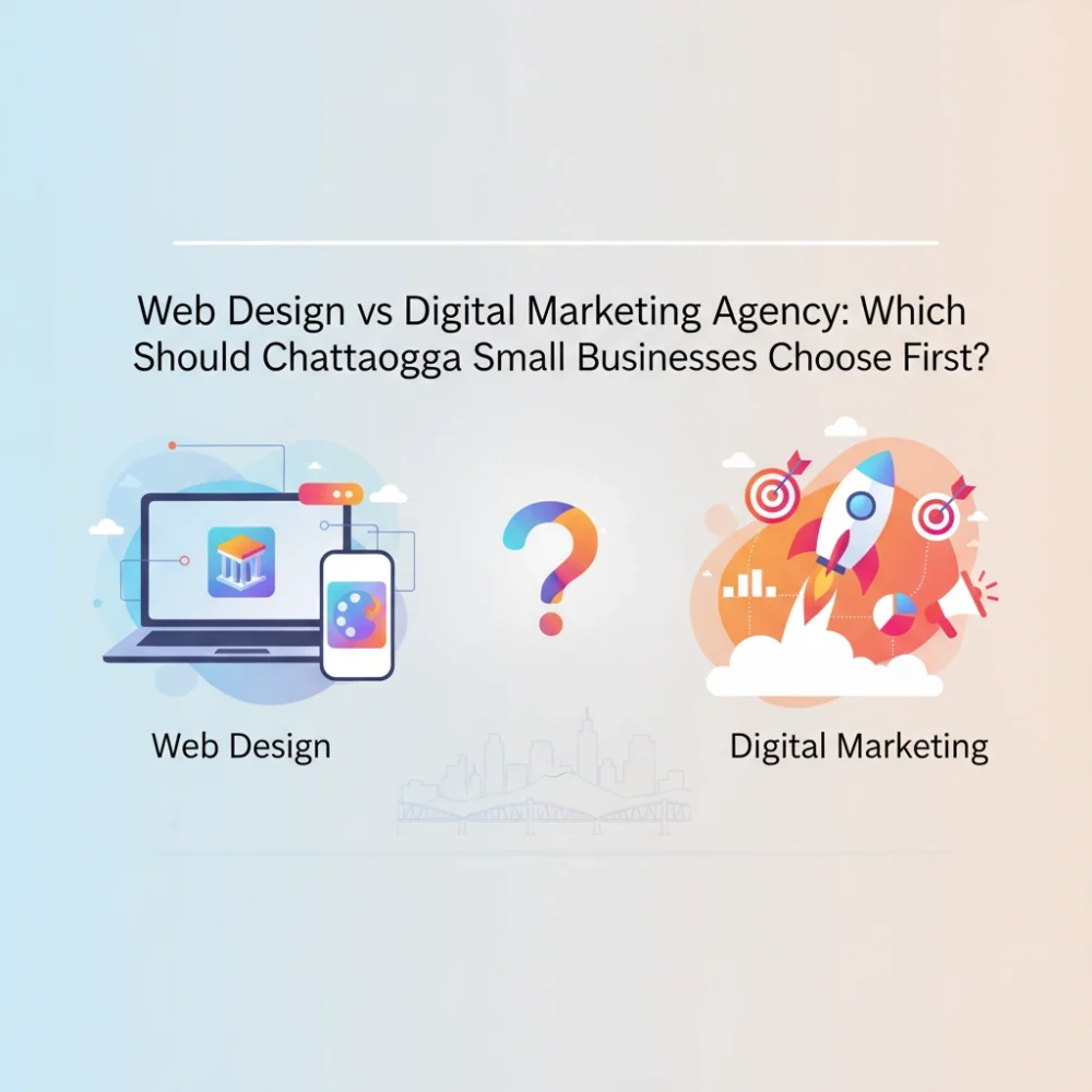 Web design vs digital marketing